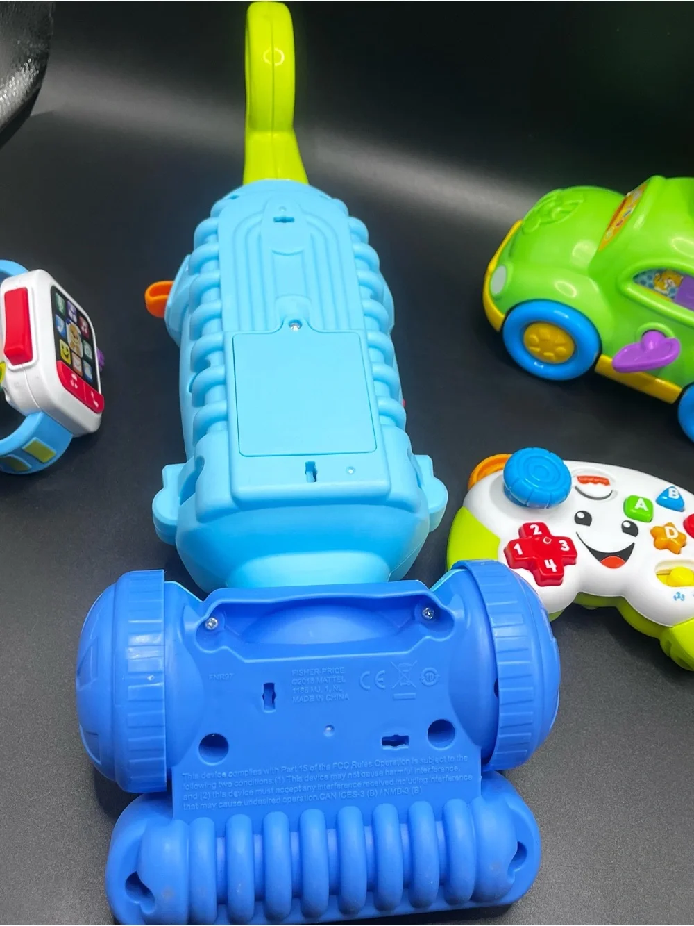 Fisher Price Laugh & Learn Toddler Toy Bundle- Car Vacuum Watch Game Controller